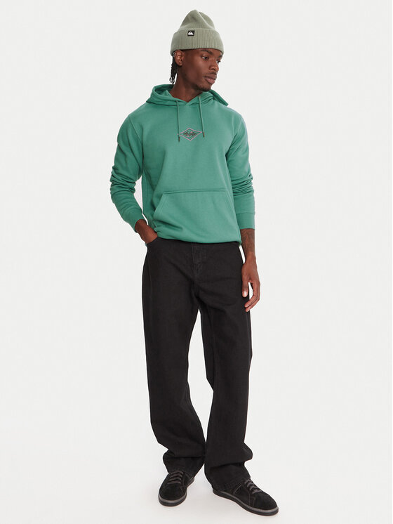 Quiksilver Quiksilver Суитшърт Graphic EQYFT05131 Зелен Regular Fit