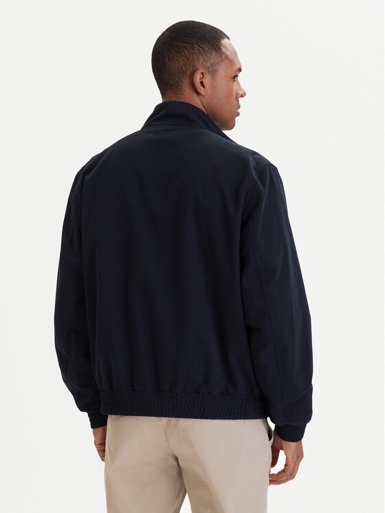 Tommy Hilfiger Tommy Hilfiger Prehodna jakna Harrington MW0MW42507 Modra Regular Fit