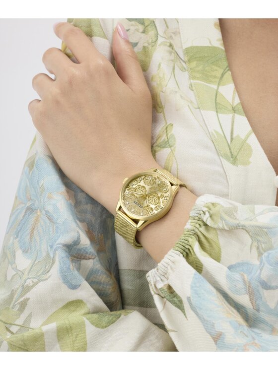 Guess Guess Zegarek GW1040L2 Złoty