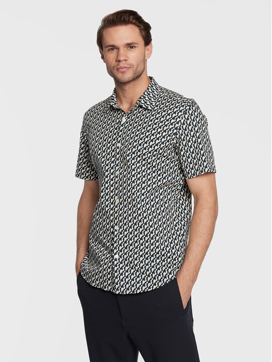 Camicia Rid_FO 50473793 Multicolore Regular Fit