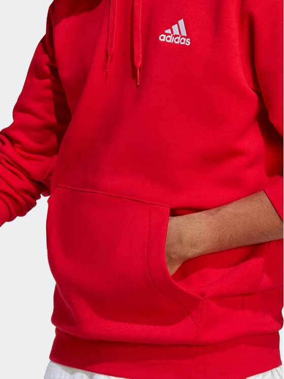 adidas adidas Sweatshirt Essentials Fleece Hoodie H47018 Rot Regular Fit