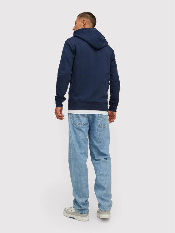 Jack&Jones Jack&Jones Majica dugih rukava Star 12210830 Tamnoplava Regular Fit