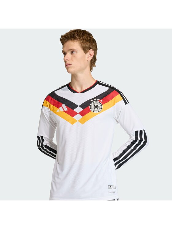 adidas adidas Koszulka techniczna Niemcy Biały Slim Fit