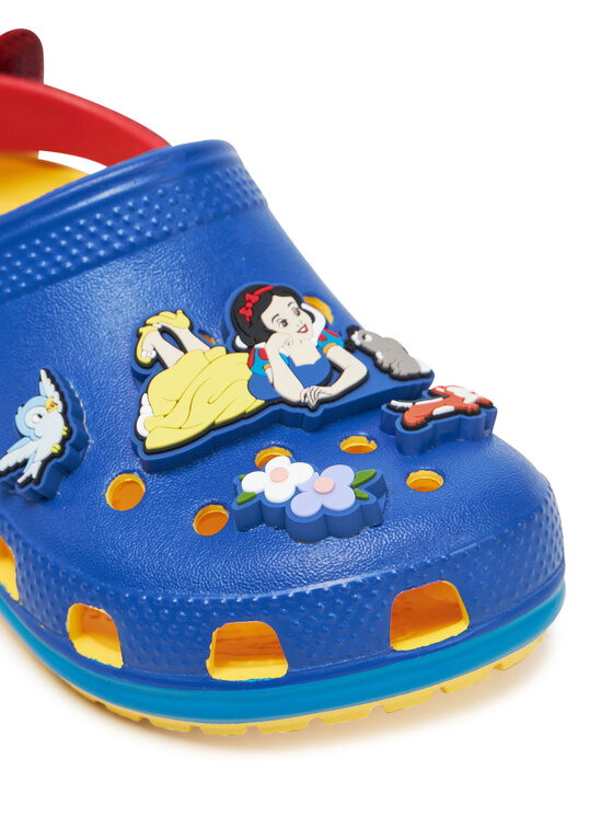 Crocs Crocs Klapki Snow White Classic Clog K 209495 Niebieski
