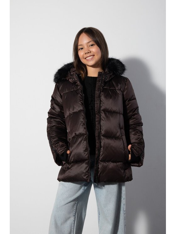 Coccodrillo Coccodrillo Zimní bunda ZC6152109OGJ-018 Hnědá Regular Fit