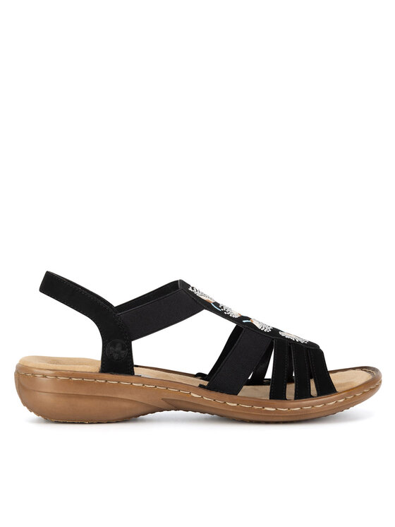 Sandale Rieker 60875-00 Negru