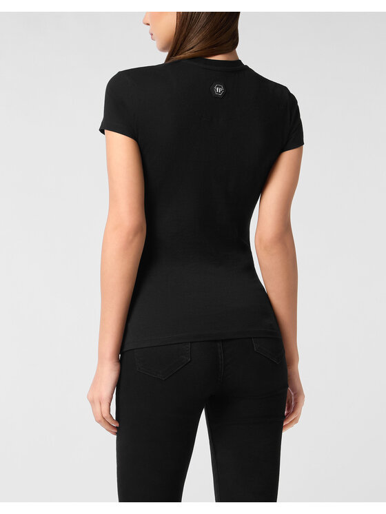 PHILIPP PLEIN PHILIPP PLEIN T-Shirt 27377 Černá Skin Tight Fit