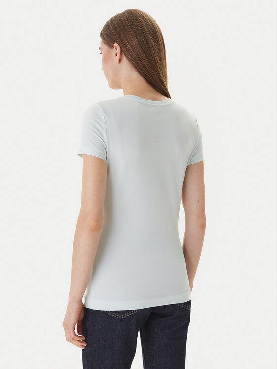 Guess Guess Tričko W5GI04 J1314 Zelená Slim Fit
