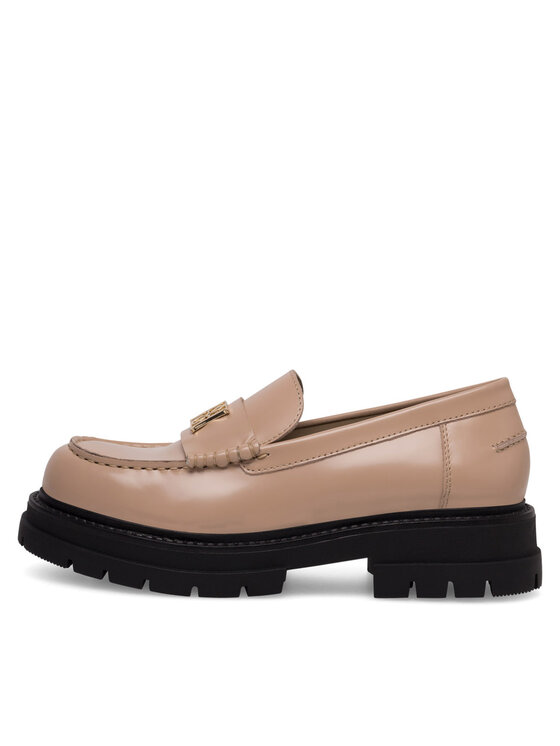 Badura Badura Loafersy PAOLA-112890 Beżowy