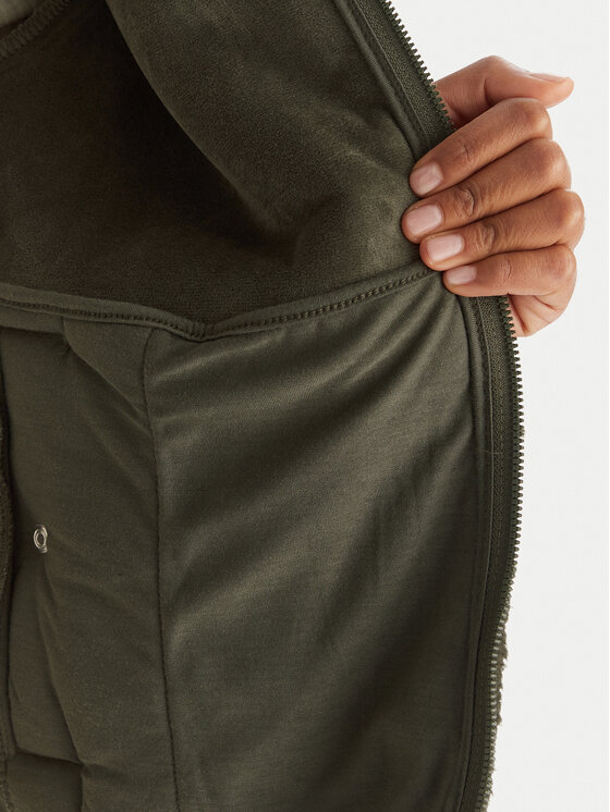 Hunter Hunter Fleecová mikina Bonelle HARW0053242 Zelená Relaxed Fit