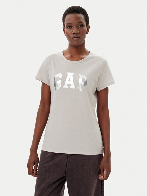 Gap Gap T-Shirt 729555-09 Béžová Regular Fit