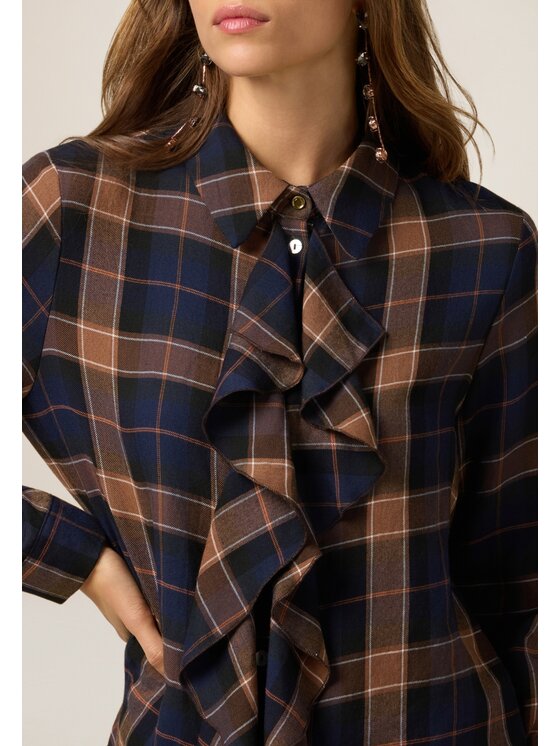 Oltre Oltre Camicia 5031R003195N0Z4 Blu Boxy Fit