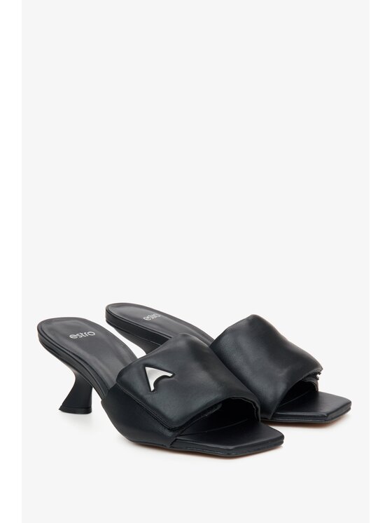 Estro Estro Παντόφλες ER00115204 Μαύρο