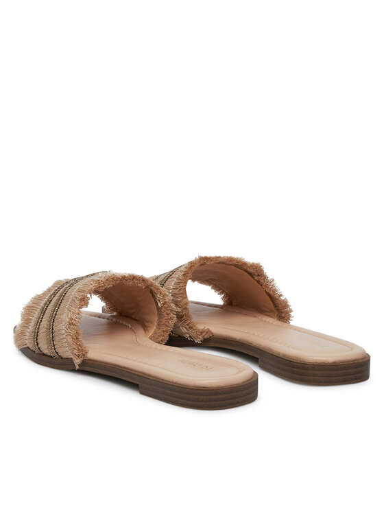 DeeZee DeeZee Klapki E1004-130 Beżowy