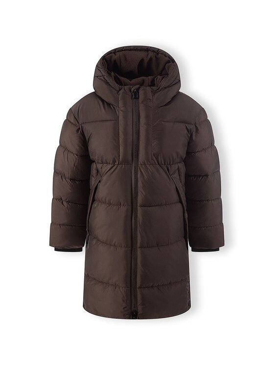 minoti minoti Kurtka zimowa 33COAT510B Brązowy Longline Fit