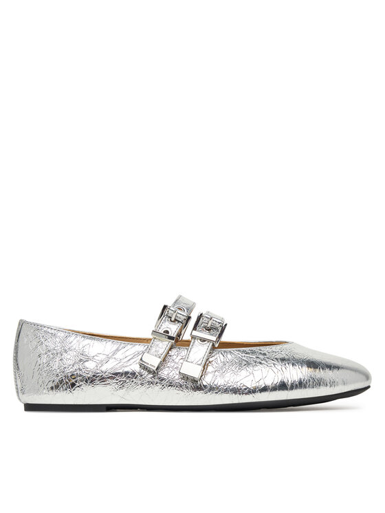 MICHAEL Michael Kors MICHAEL Michael Kors Baleríny Rowen Flex Ballet 40R6RWFP1M Stříbrná