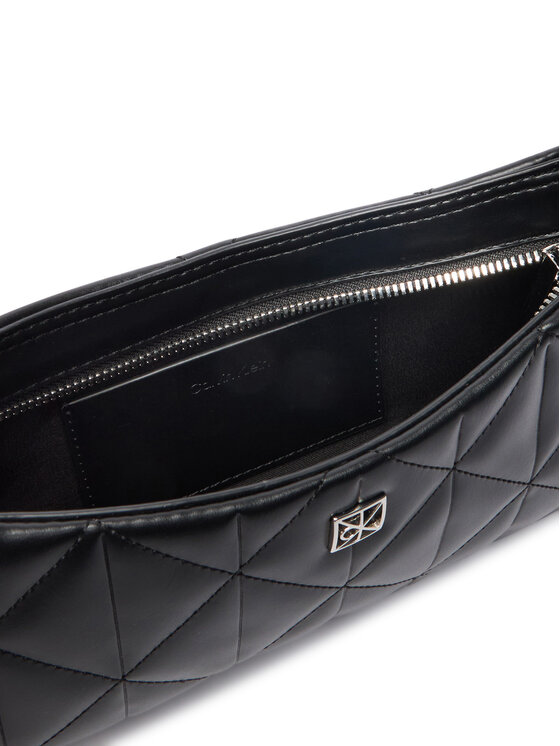 Calvin Klein Calvin Klein Kabelka Quilted Small Shoulder Bag LV04F3327G Černá