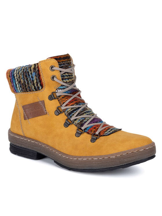 Rieker Rieker Stiefeletten Z6743-68 Gelb