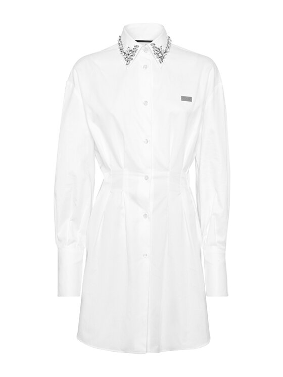 PHILIPP PLEIN PHILIPP PLEIN Vestito chemisier 23409 Bianco