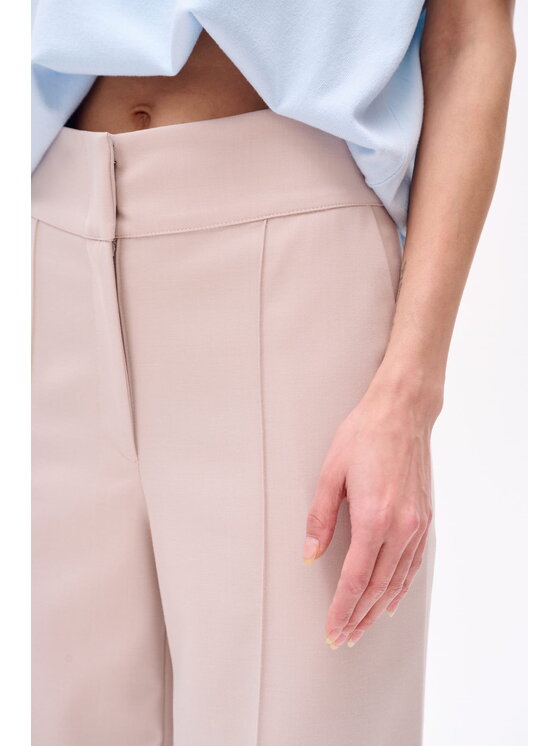 blue shadow blue shadow Spodnie damskie Luna 2 Beżowy Regular Fit