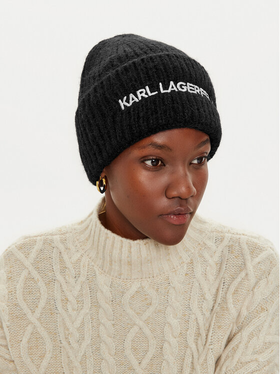 KARL LAGERFELD KARL LAGERFELD Czapka 246W3411 Czarny