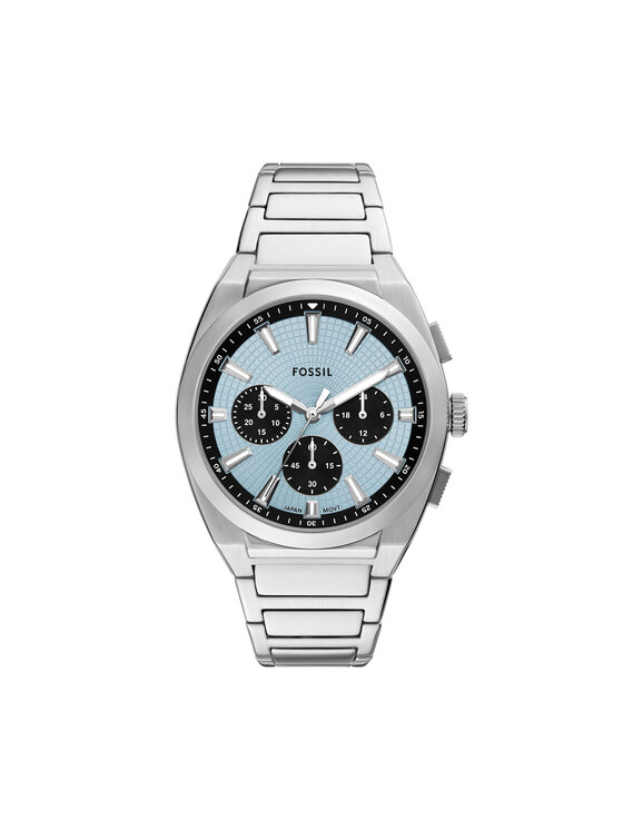 Fossil Fossil Pulkstenis Everett  Chronograph FS6105 Sudraba
