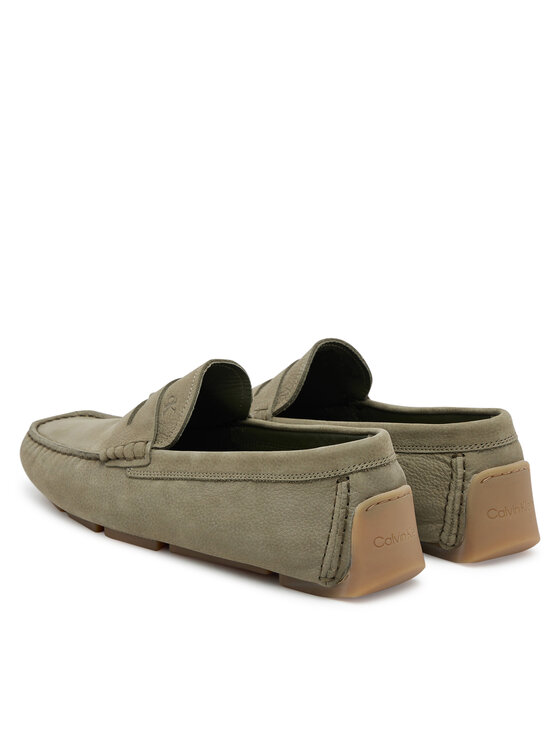 Calvin Klein Calvin Klein Мокасини Driver Penny Nu HM0HM01866 Зелен