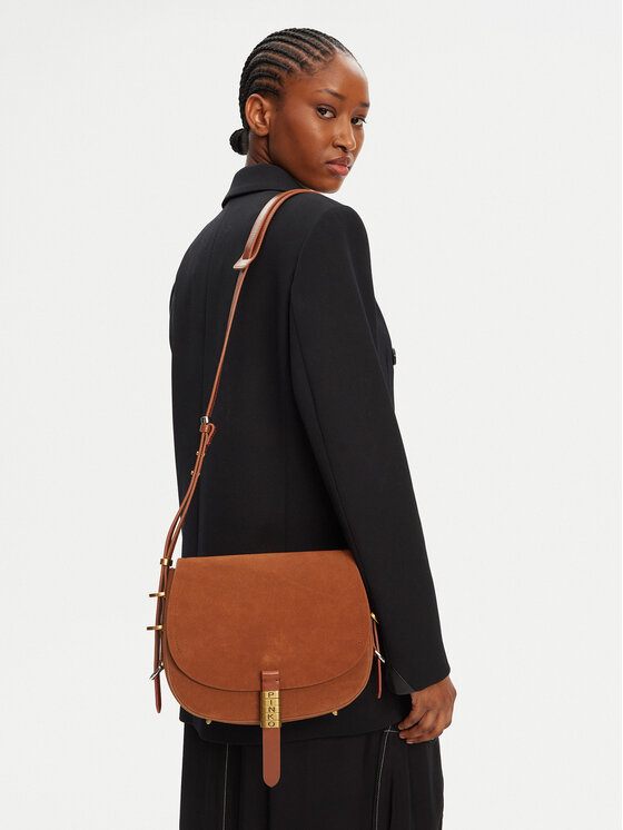 PINKO PINKO Сумка Saddle Classic PE 25 PLTT 103830 A29N Коричневий