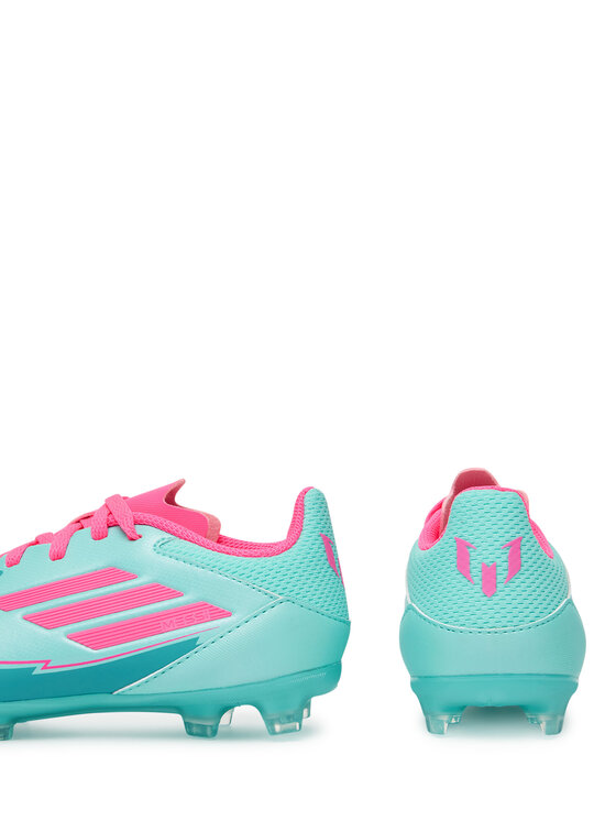 adidas adidas Boty na fotball F50 League Messi Firm/Multi-Ground IH0931 Tyrkysová