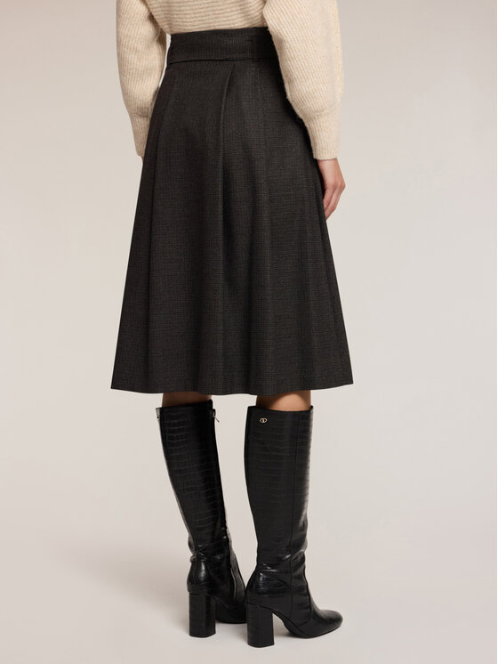 Motivi Motivi Gonna midi 1028Q001194N0V3 Grigio A-Line Fit