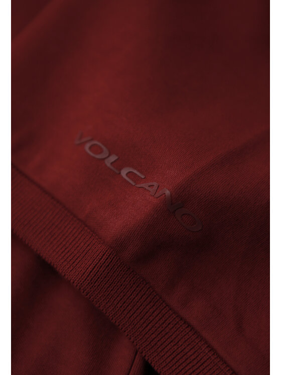 Volcano Volcano Polo O-VOLVI Czerwony Regular Fit
