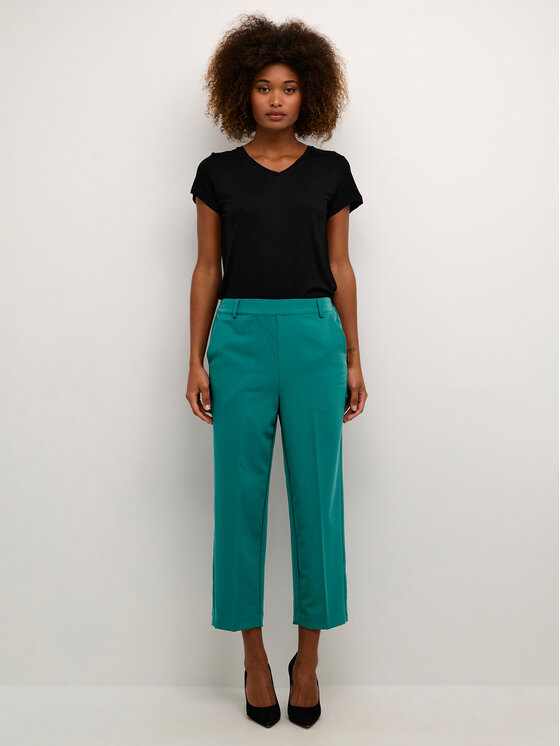 Kaffe Kaffe Hlače Sakura 10506127 Zelena Relaxed Fit