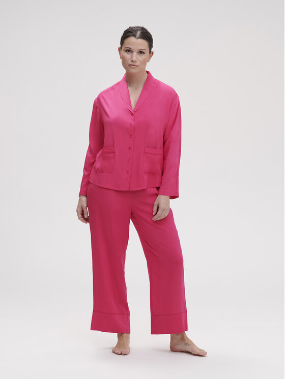 Simone Pérèle Simone Pérèle Spodnie piżamowe Songe 18S660 Różowy Comfort Fit