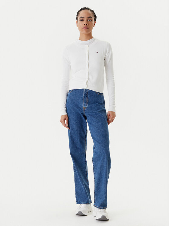 Tommy Jeans Tommy Jeans Kardigāns Essential DW0DW20976 Écru Regular Fit