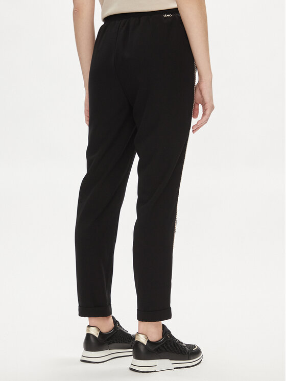 Liu Jo Liu Jo Spodnie dresowe TA4088 TS423 Czarny Regular Fit