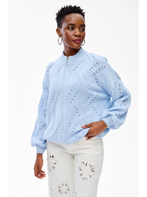 blue shadow blue shadow Kardigan Blash Niebieski Regular Fit