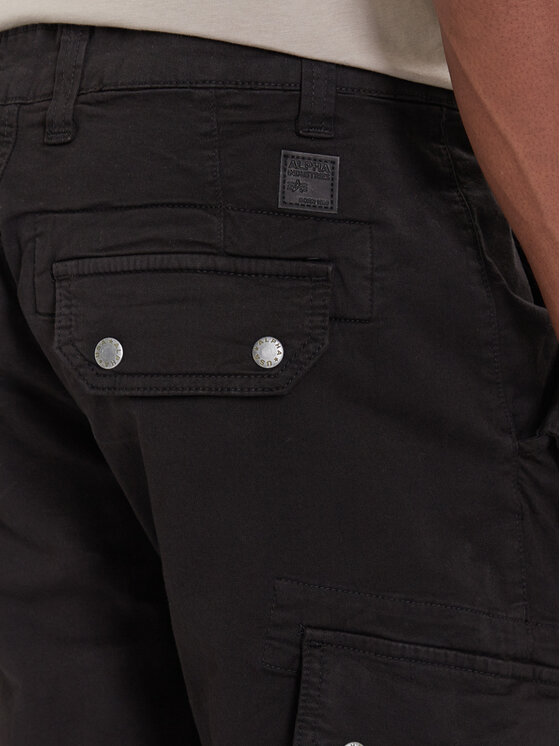 Alpha Industries Alpha Industries Hlače Combat 126215 Crna Slim Fit