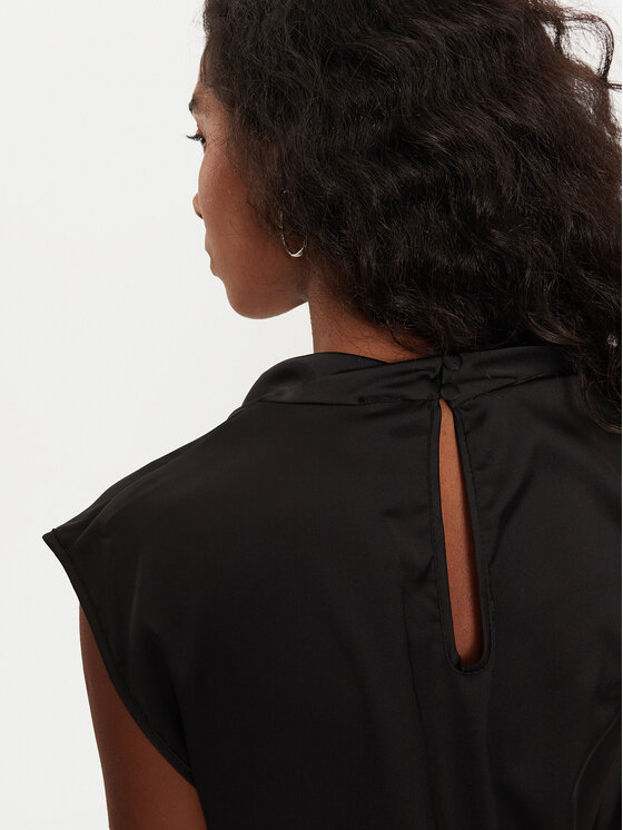 Imperial Imperial Bluză RGJ9IDG Negru Regular Fit
