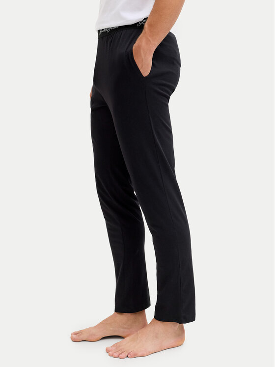 Jack & Jones Jack & Jones Pantaloni pijama Clyde 12291501 Negru Regular Fit
