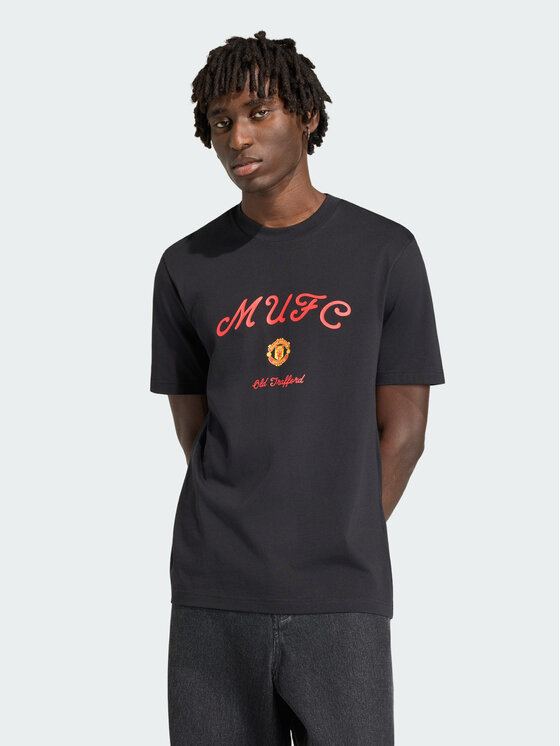 adidas adidas Koszulka techniczna Manchester United Czarny Regular Fit