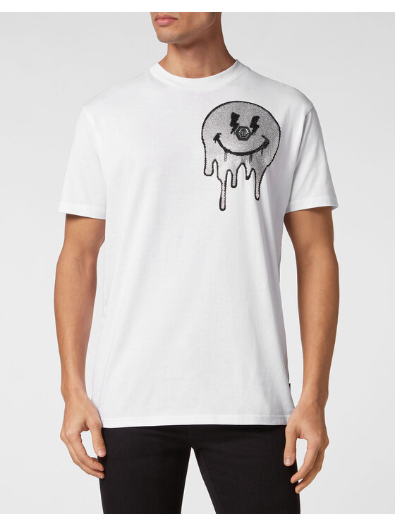 PHILIPP PLEIN PHILIPP PLEIN T-shirt 15105 Bianco Regular Fit