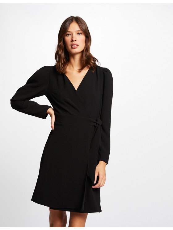 Morgan Morgan Kokteiļkleita 212-RITEM.F Melns Regular Fit