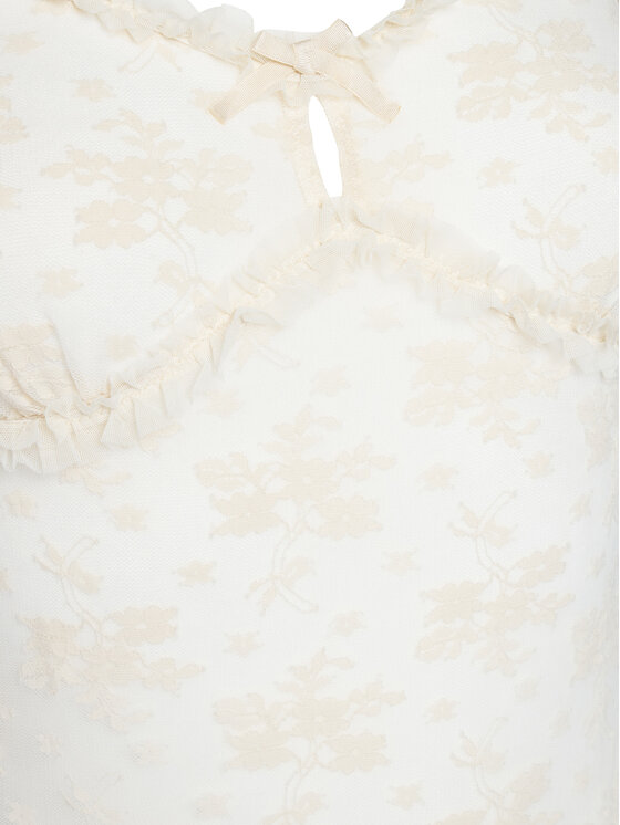 Hunkemöller Hunkemöller Ефирна нощница Darcy 302686 Бежов Slim Fit