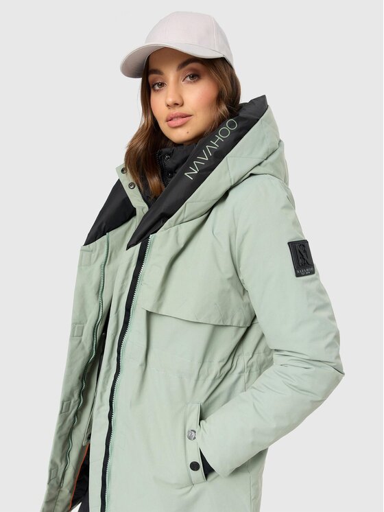 Navahoo Navahoo Kurtka zimowa Snowelf Zielony Regular Fit