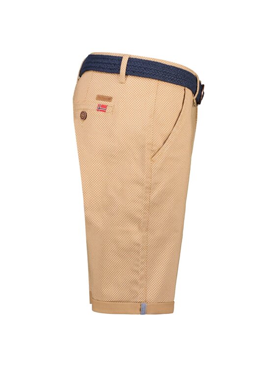 Geographical Norway Geographical Norway Bermudy SY1396H/GN-Beige Beżowy Regular Fit