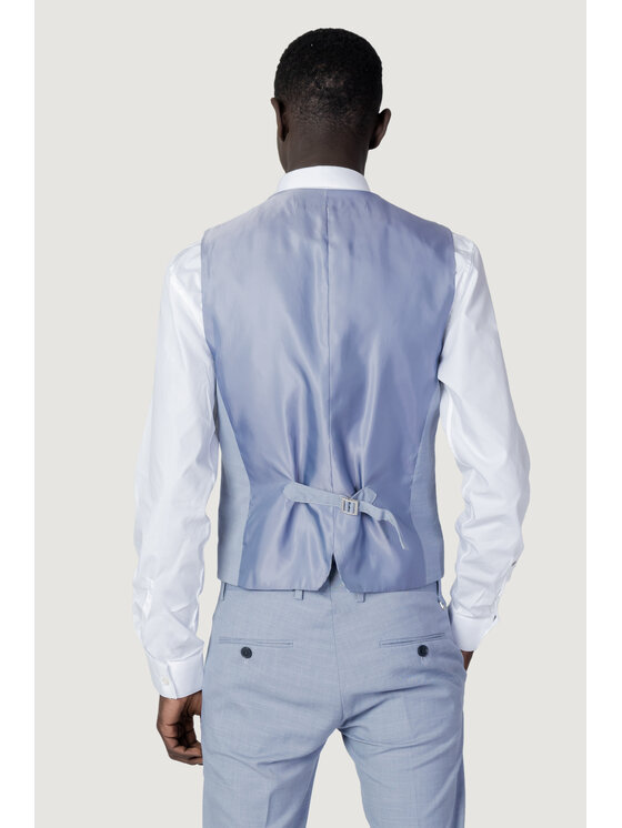 Antony Morato Antony Morato Kamizelka SLIM FIT IN TESSUTO Niebieski Slim Fit