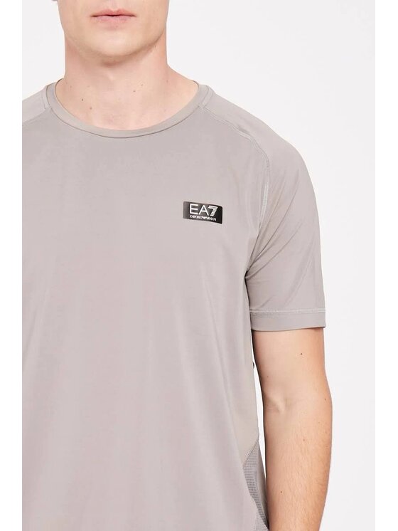 EA7 Emporio Armani EA7 Emporio Armani Tričko regular Sivá Active Fit