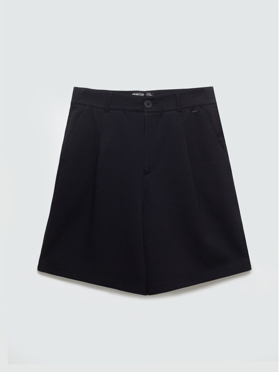BIG STAR BIG STAR Bermudy ELISANA Czarny Basic Fit