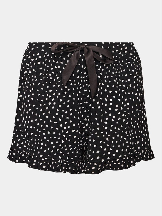 Hunkemöller Hunkemöller Piżama 203185 Czarny Comfortable Fit