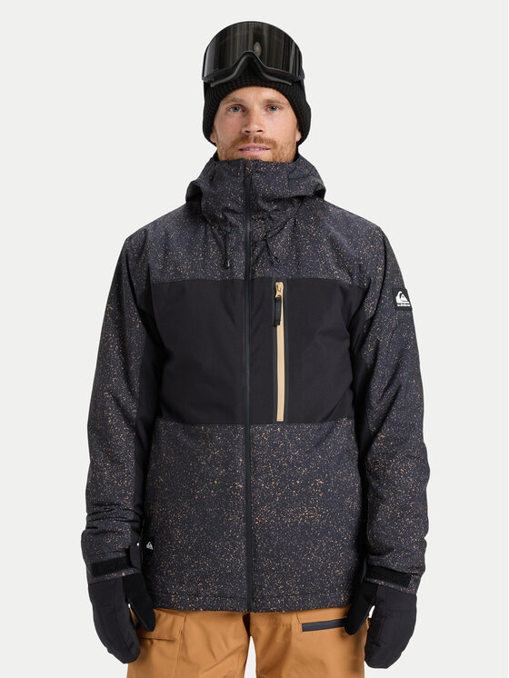 Quiksilver Quiksilver Giacca da snowboard Sycamore Printed EQYTJ03514 Nero